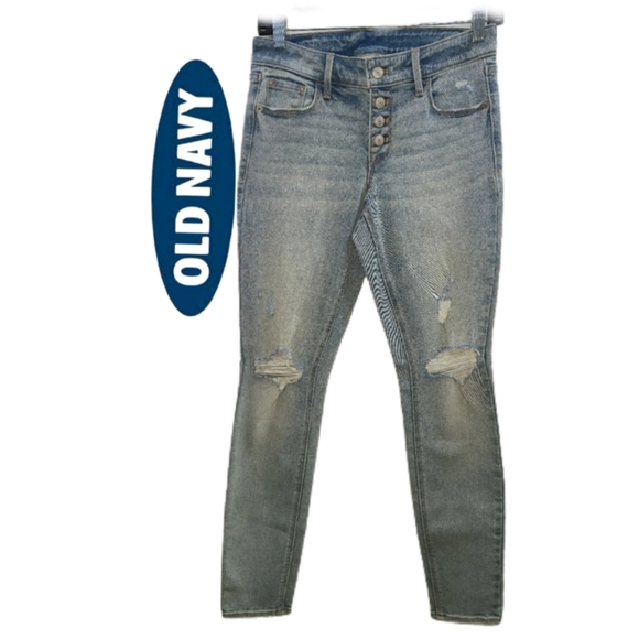 Old Navy Denim - OLD NAVY SAMPLE DISTRESSED SKINNY JEANS NWT